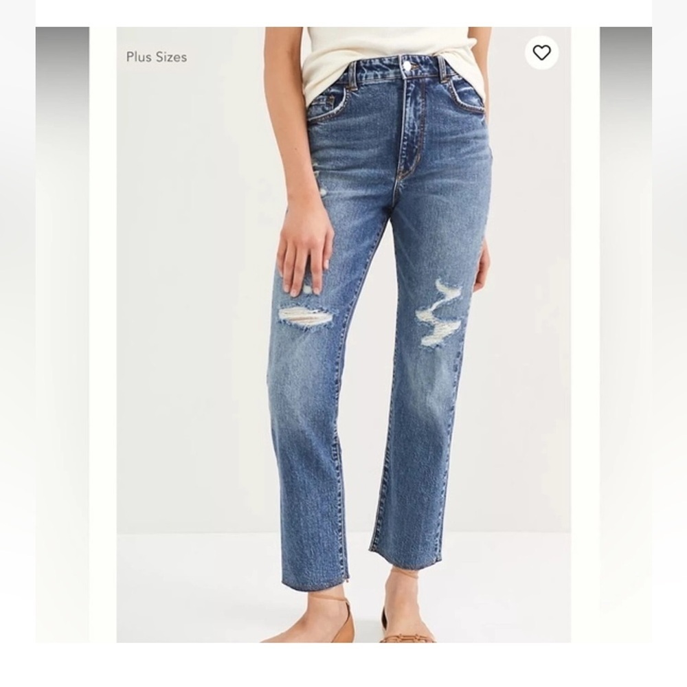 Pilcro medium wash the Vintage Straight jean 27